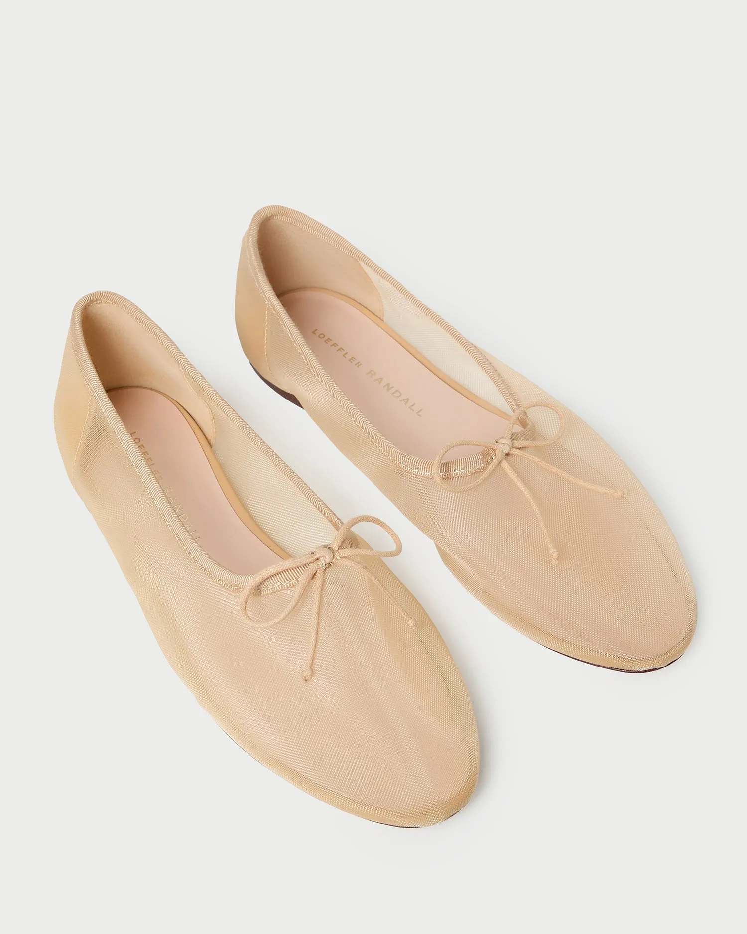 Landon Caramel Mesh Ballet Flat -LOEFFLER RANDALL