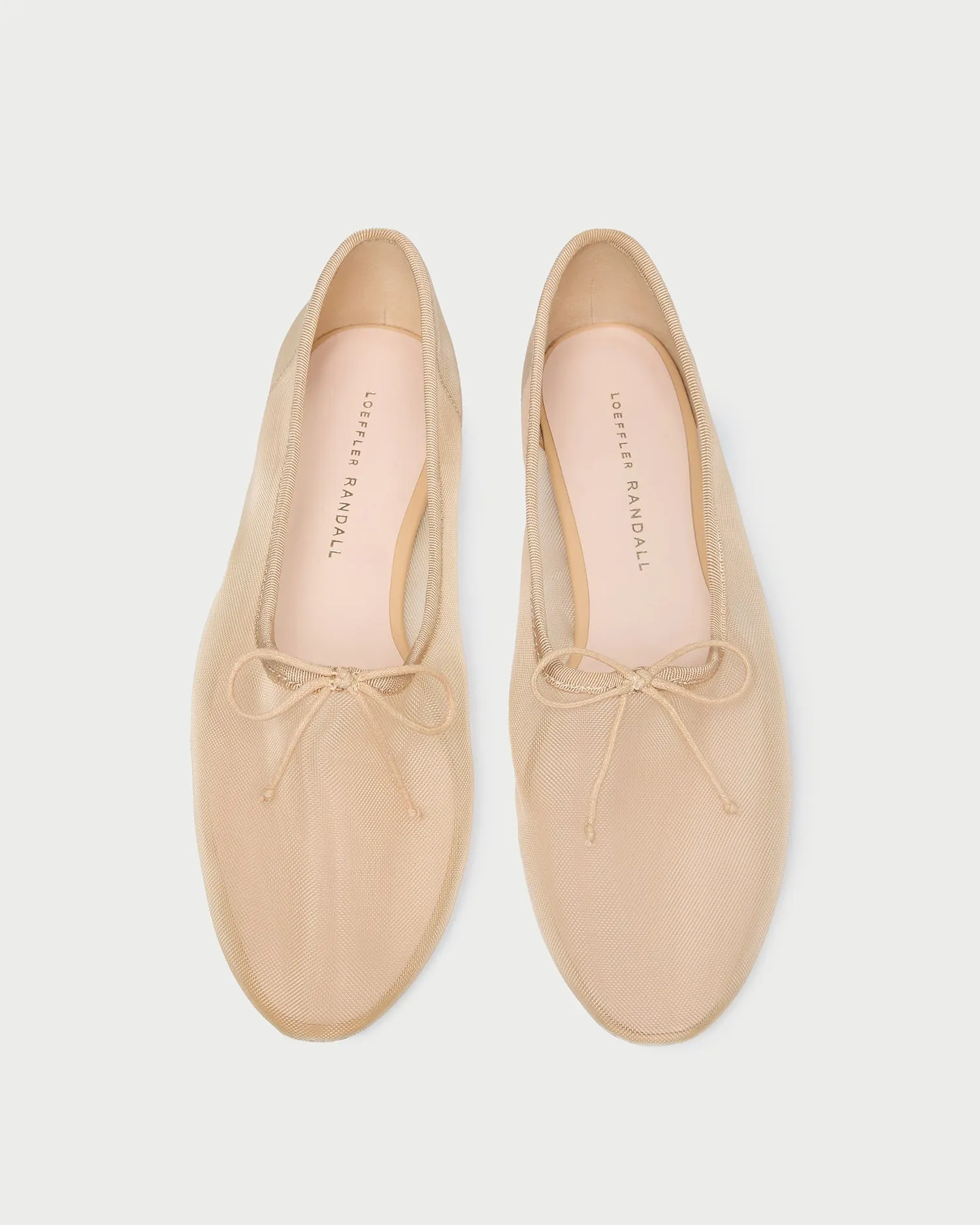 Landon Caramel Mesh Ballet Flat -LOEFFLER RANDALL