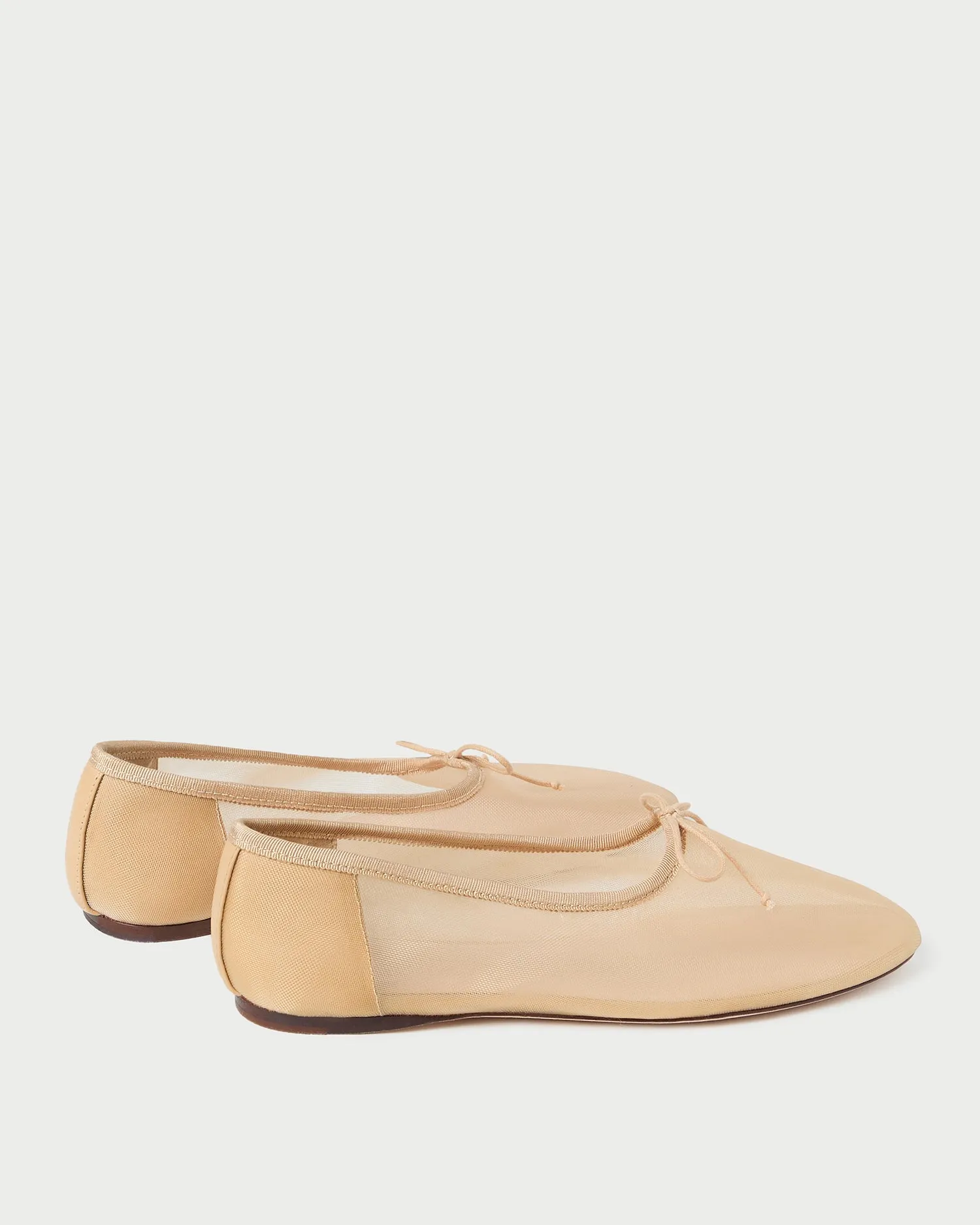Landon Caramel Mesh Ballet Flat -LOEFFLER RANDALL