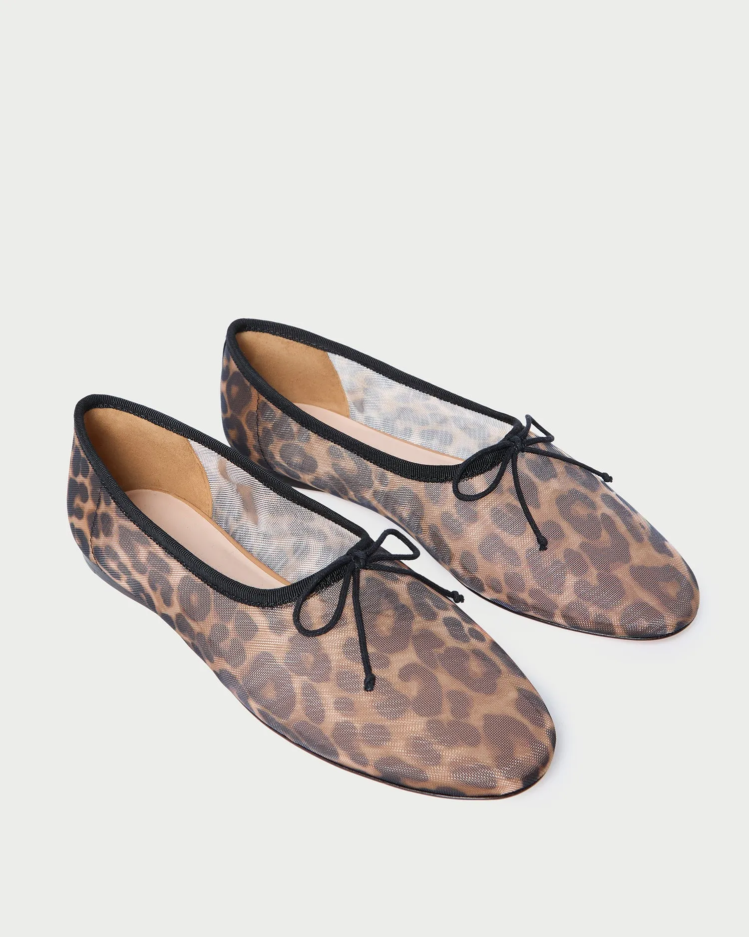 Landon Leopard Mesh Ballet Flat -LOEFFLER RANDALL