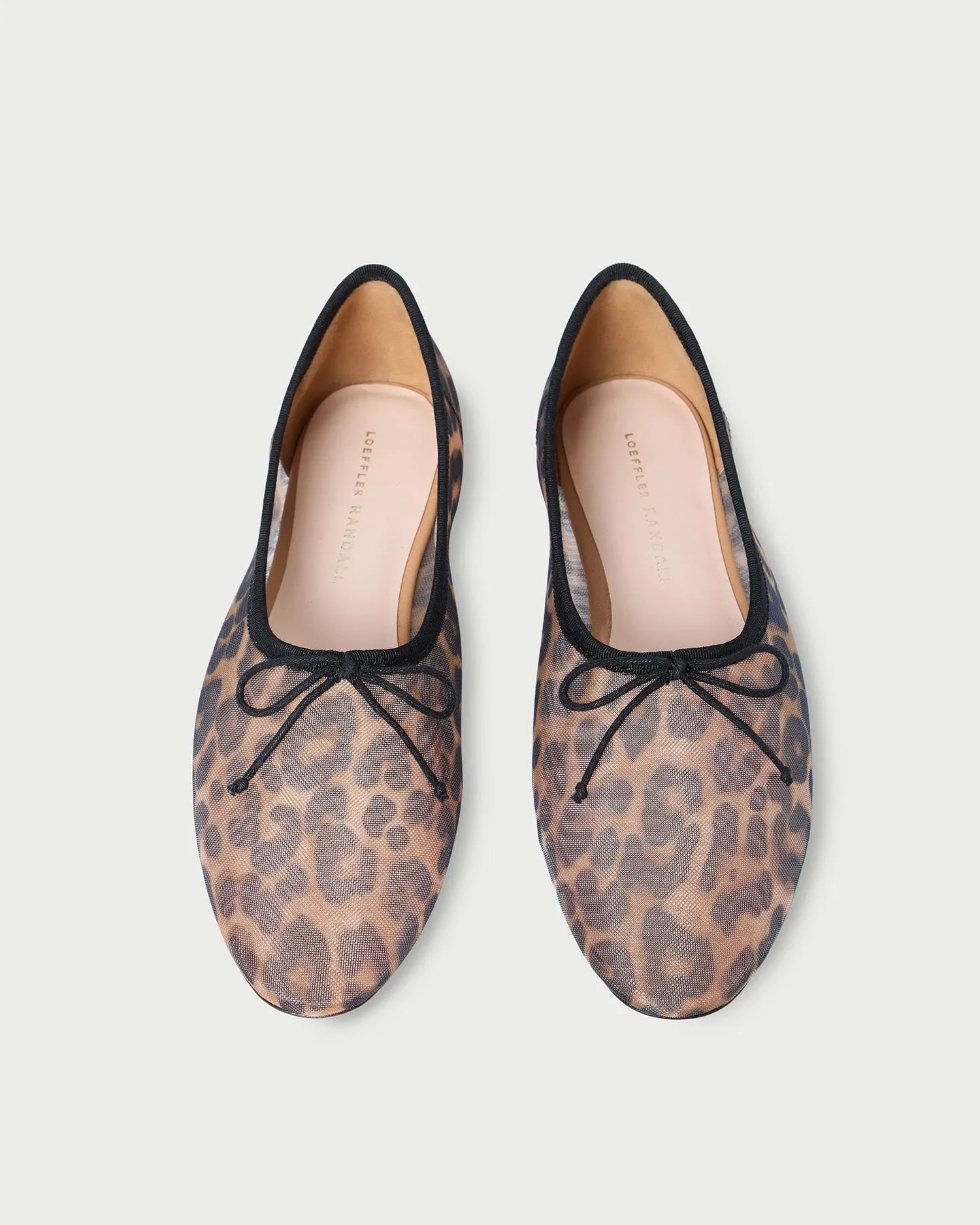 Landon Leopard Mesh Ballet Flat -LOEFFLER RANDALL