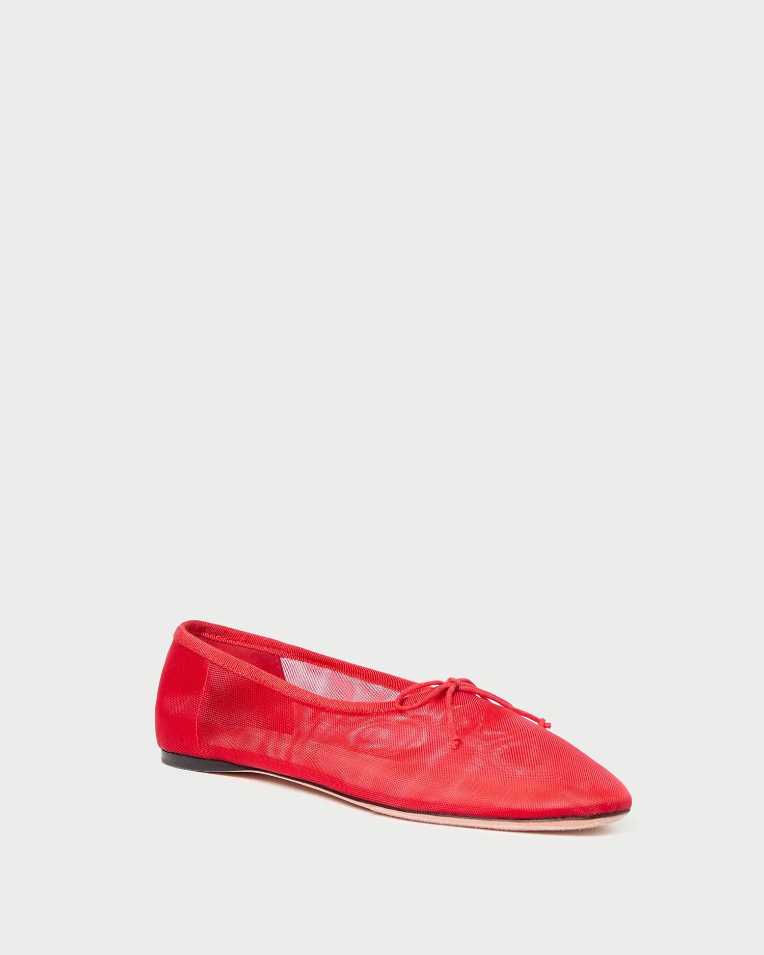 Landon Red Mesh Ballet Flat -LOEFFLER RANDALL