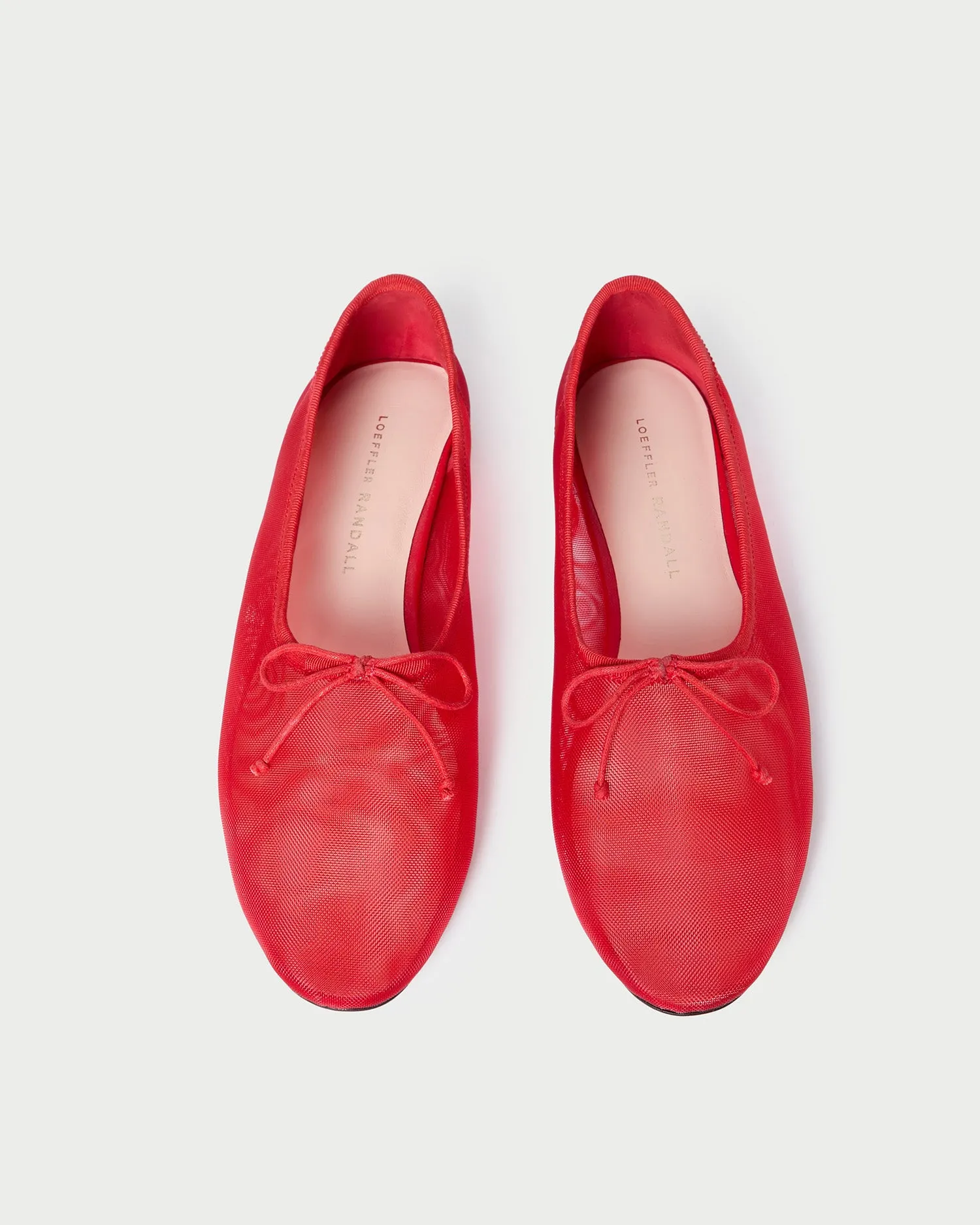 Landon Red Mesh Ballet Flat -LOEFFLER RANDALL