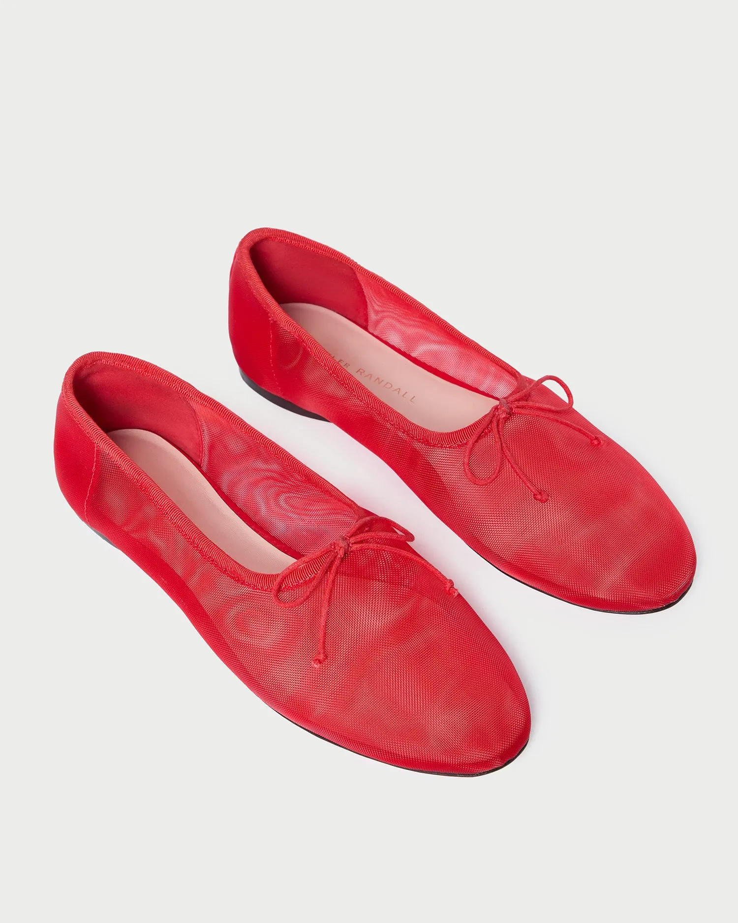 Landon Red Mesh Ballet Flat -LOEFFLER RANDALL