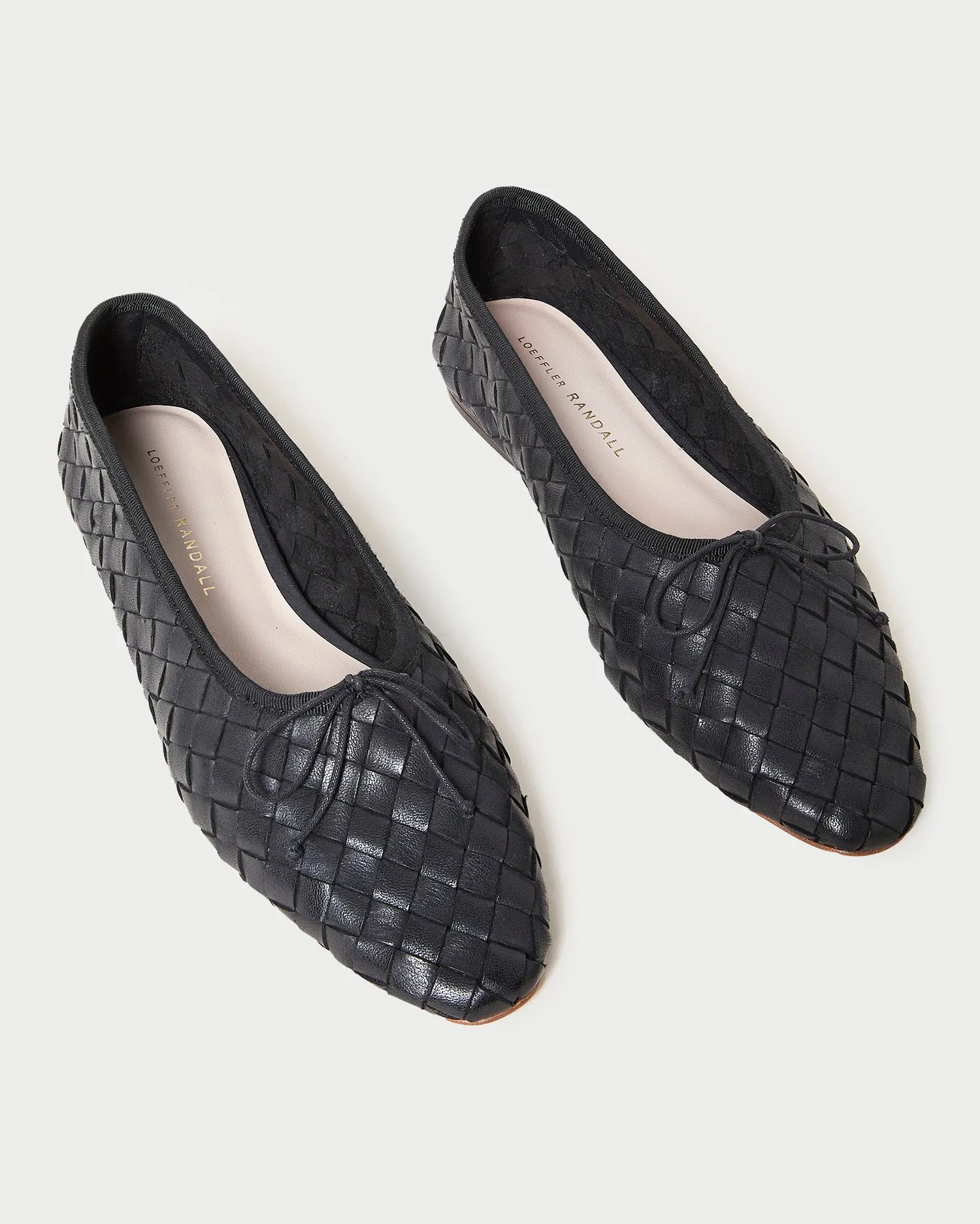 Landry Black Woven Ballet Flat -LOEFFLER RANDALL