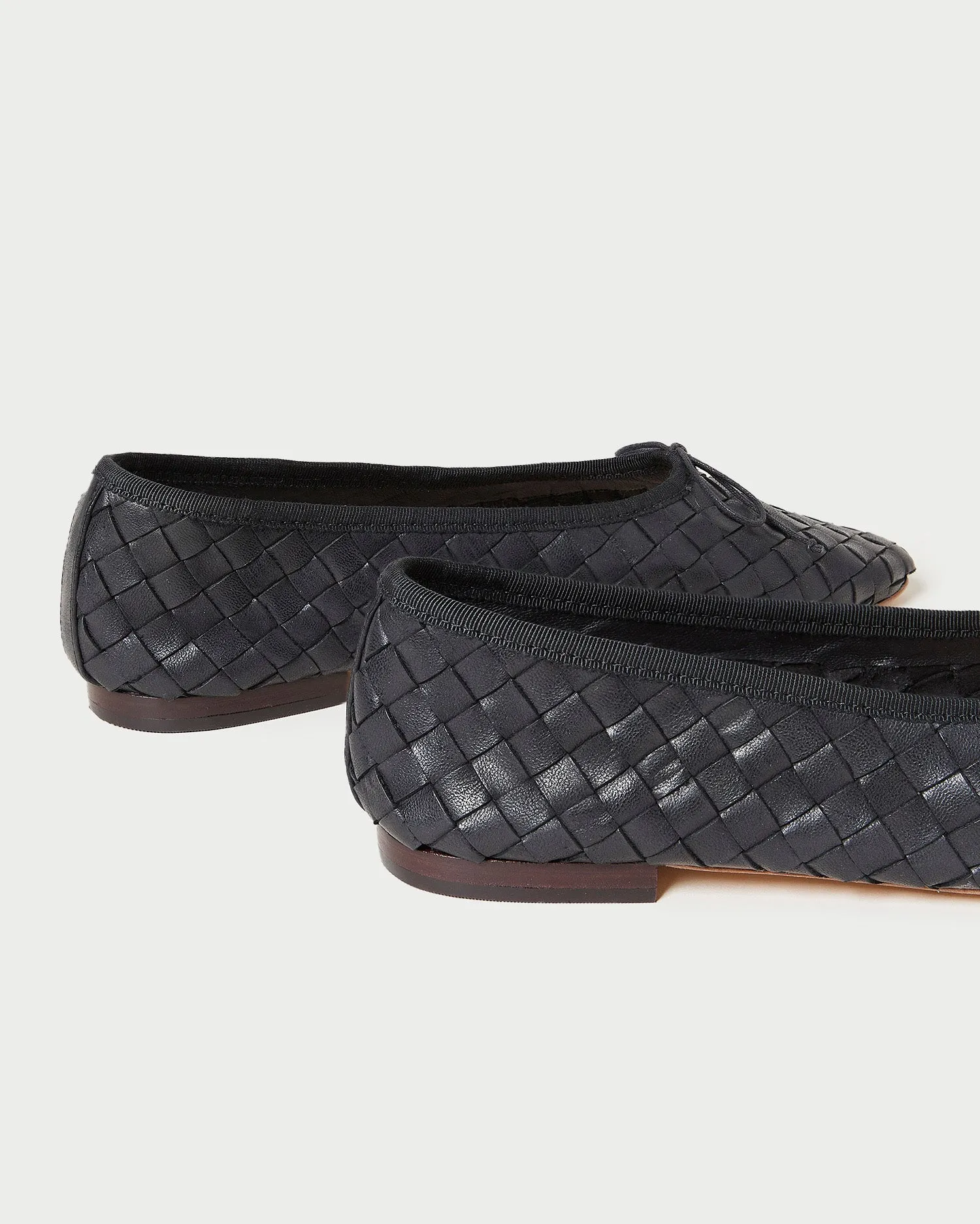 Landry Black Woven Ballet Flat -LOEFFLER RANDALL