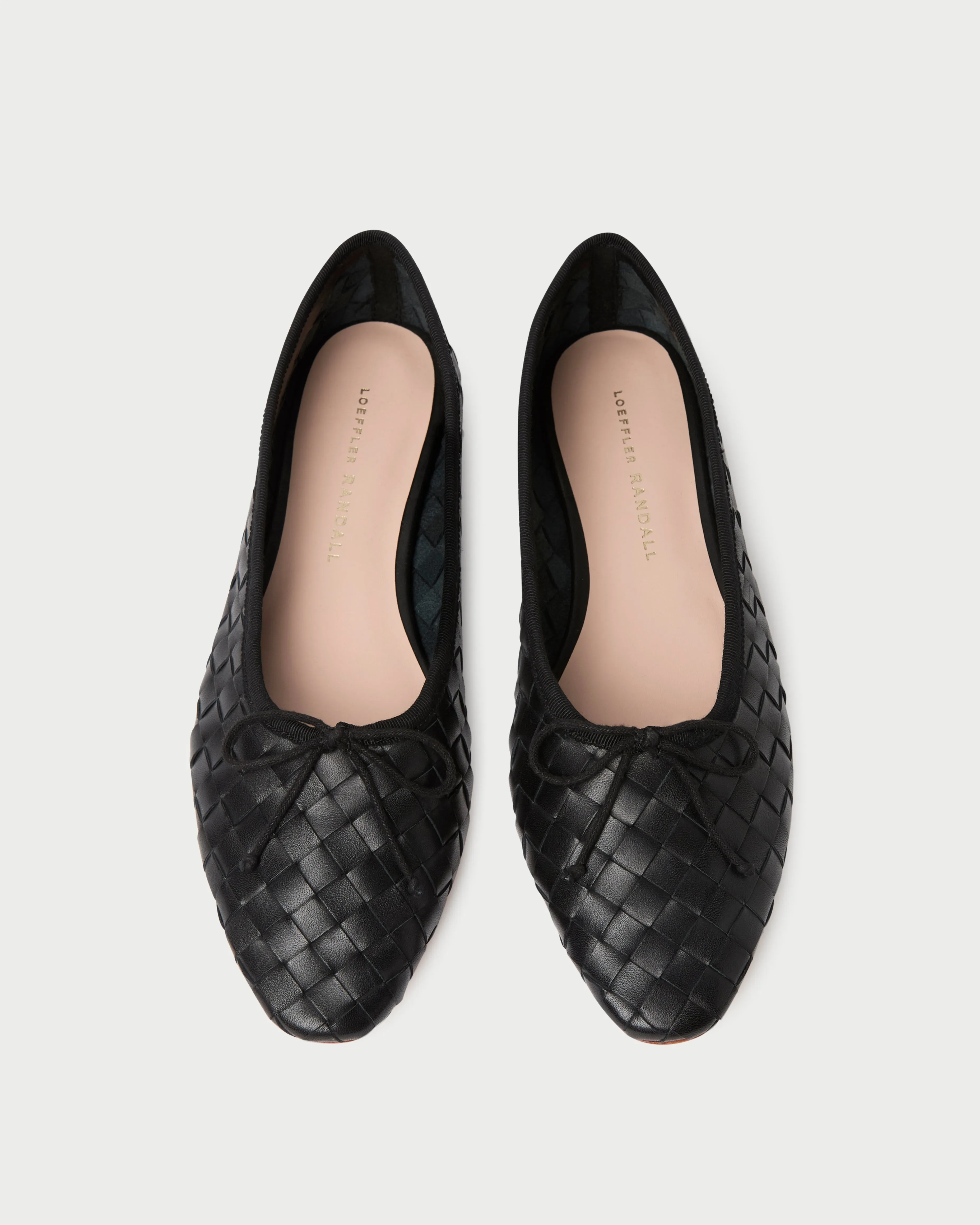 Landry Black Woven Ballet Flat -LOEFFLER RANDALL