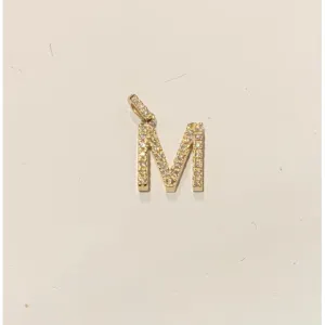 L.C. Gold and Diamond Initial Charm