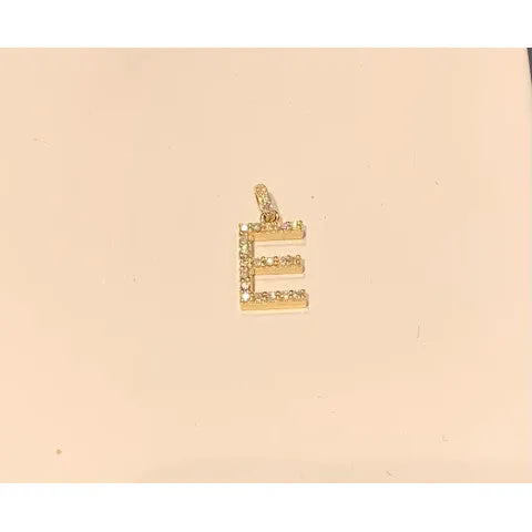 L.C. Gold and Diamond Initial Charm
