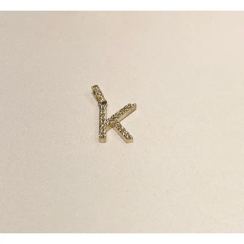 L.C. Gold and Diamond Initial Charm