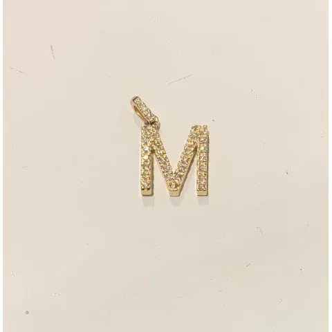 L.C. Gold and Diamond Initial Charm