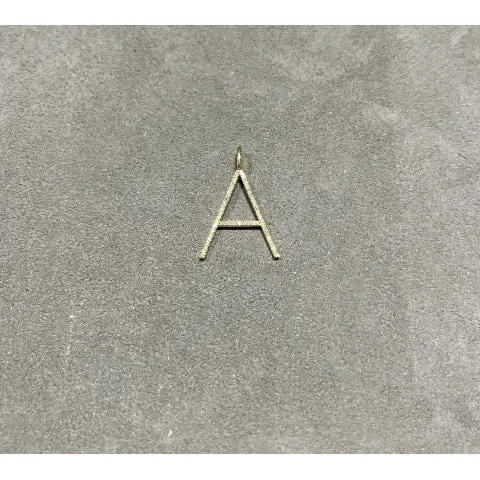 L.C. Large Gold and Diamond Initial