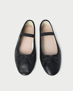 Leonie Black Ballet Flat -LOEFFLER RANDALL