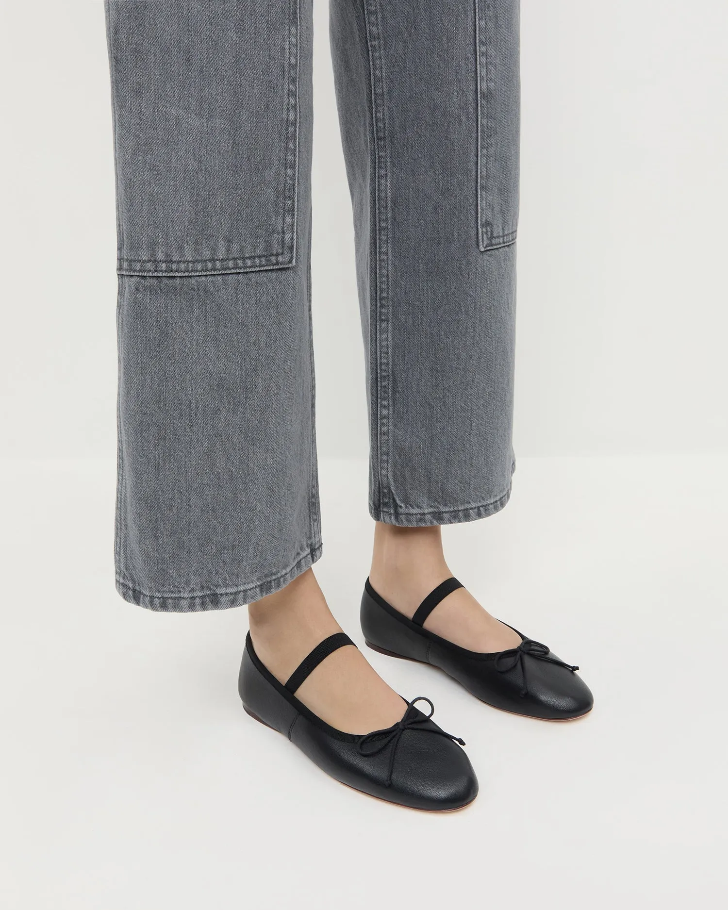 Leonie Black Ballet Flat -LOEFFLER RANDALL