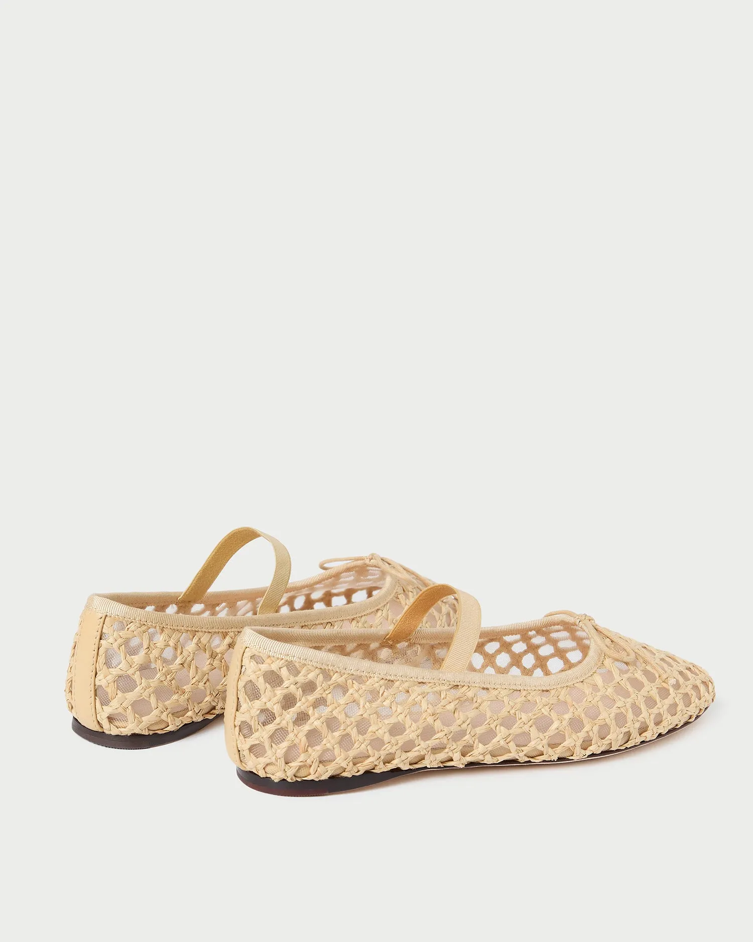 Leonie Natural Crochet Ballet Flat -LOEFFLER RANDALL