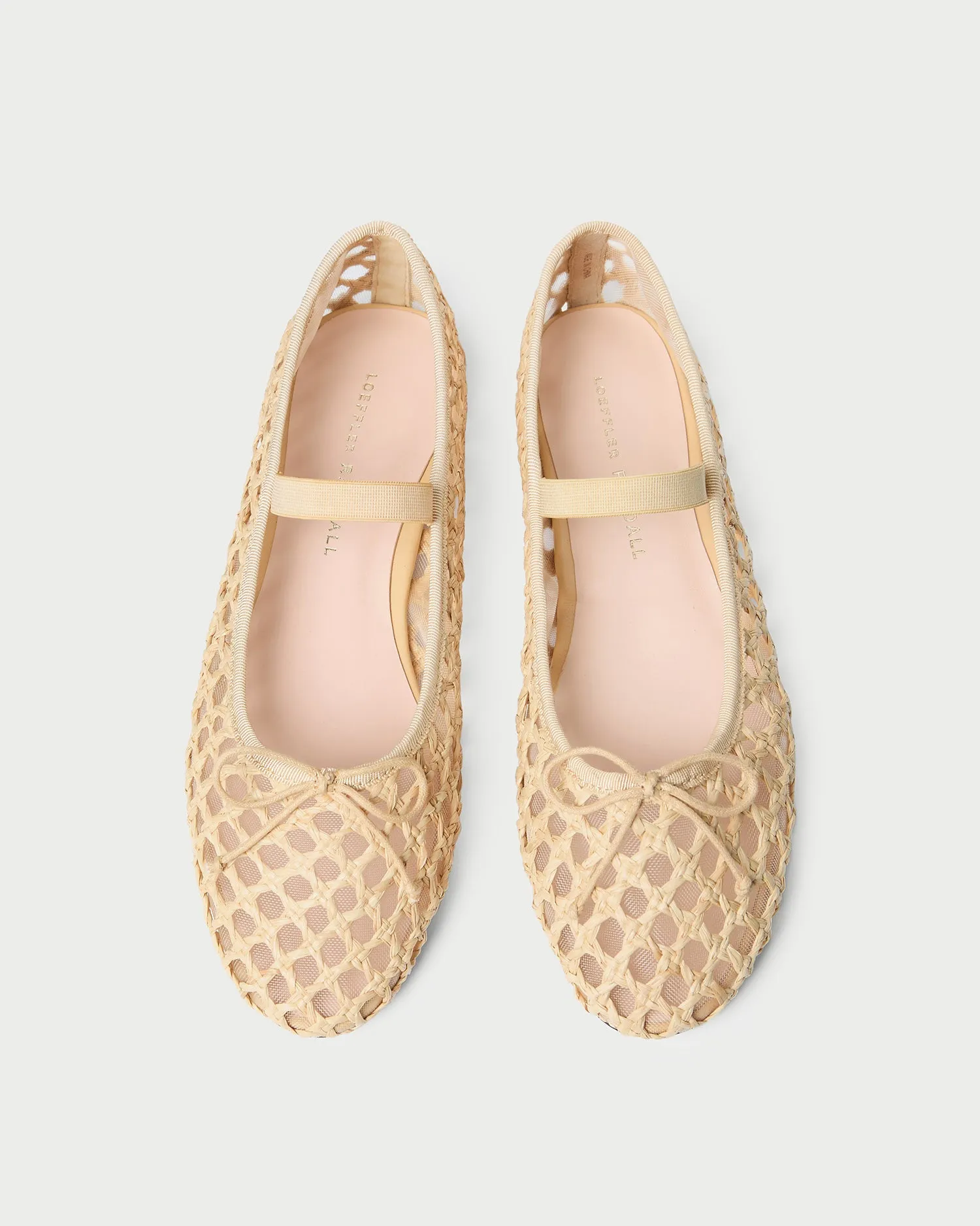 Leonie Natural Crochet Ballet Flat -LOEFFLER RANDALL