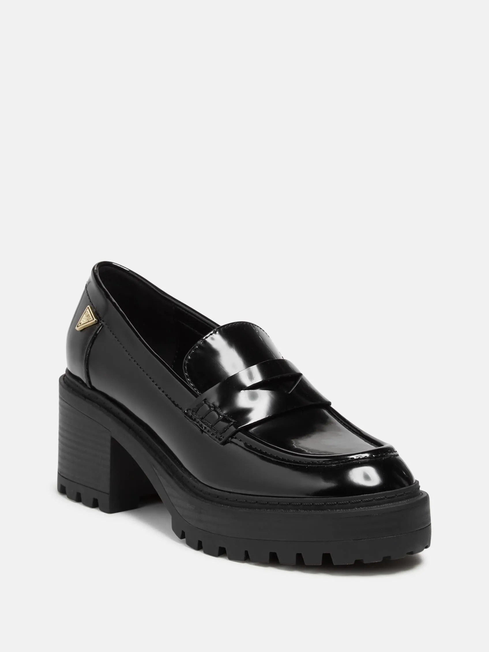Lifts Block Heel Penny Loafers