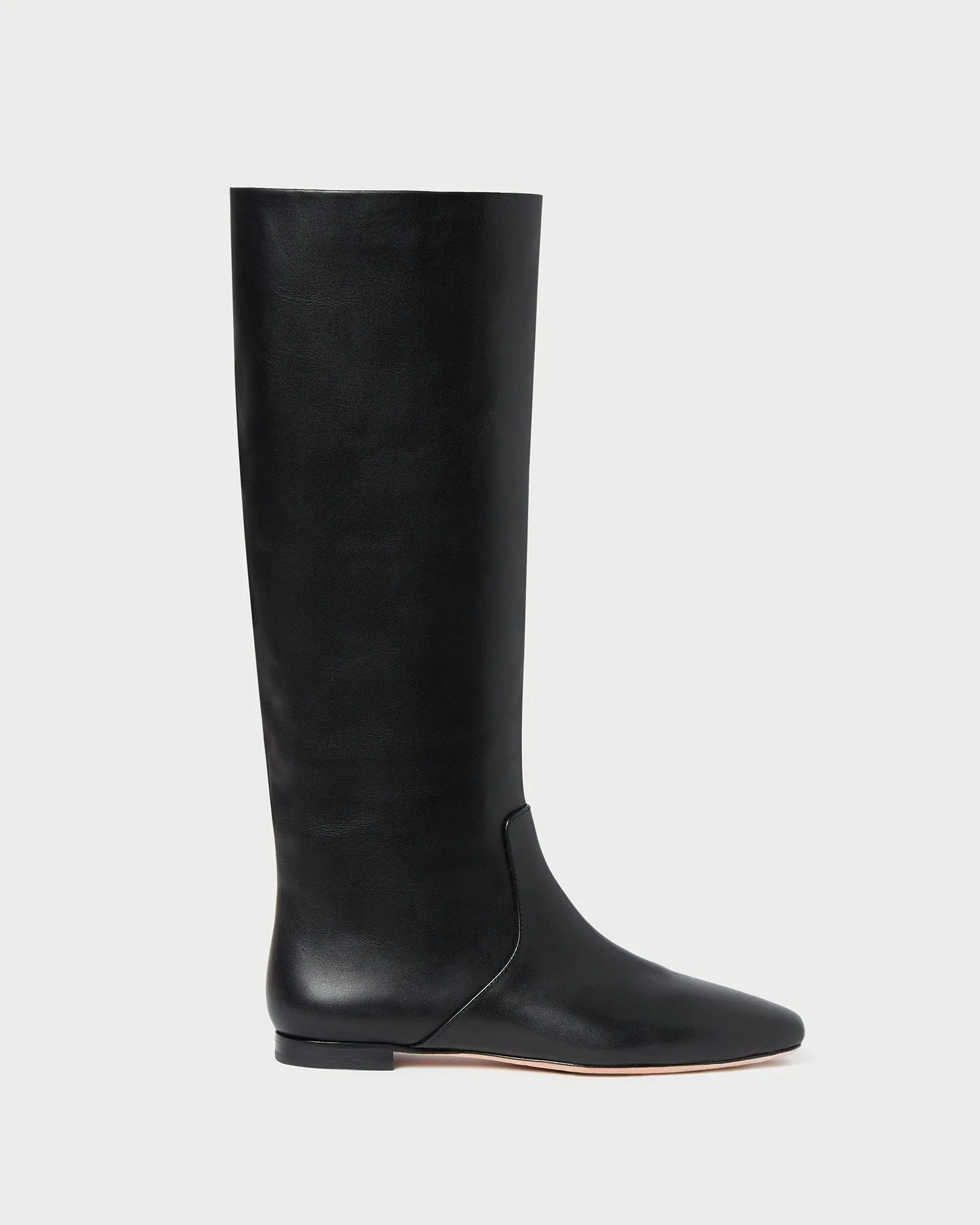Lillian Black Leather Tall Boot -LOEFFLER RANDALL