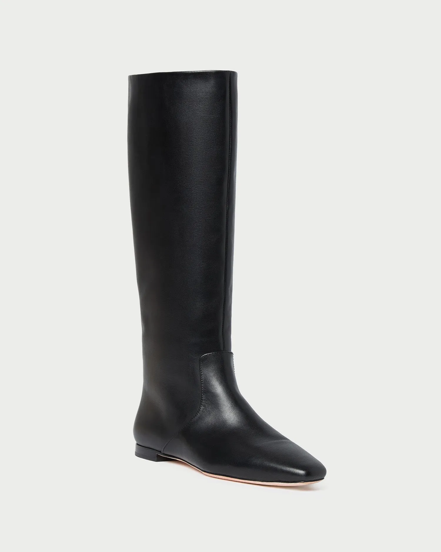 Lillian Black Leather Tall Boot -LOEFFLER RANDALL