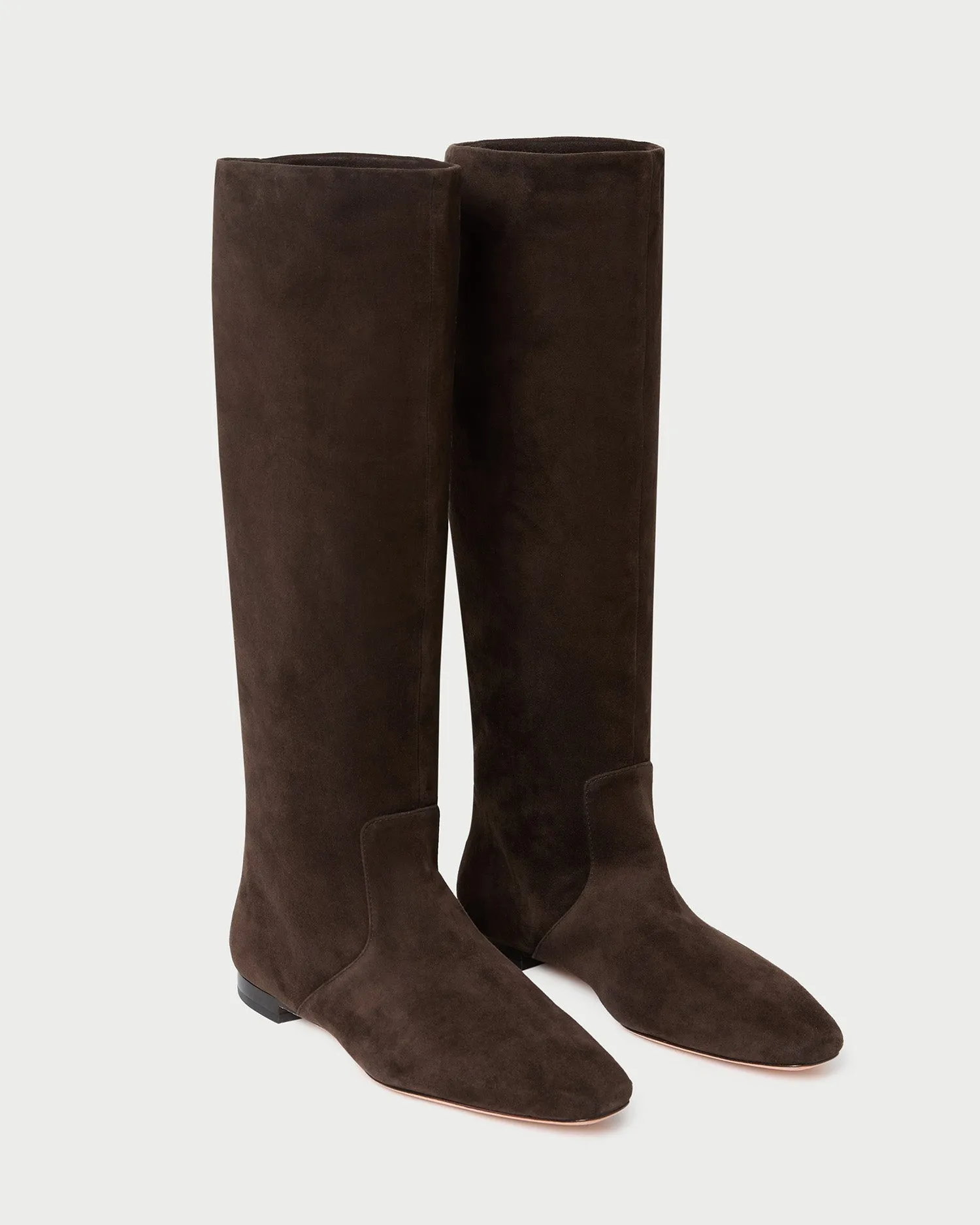 Lillian Brown Suede Tall Boot -LOEFFLER RANDALL