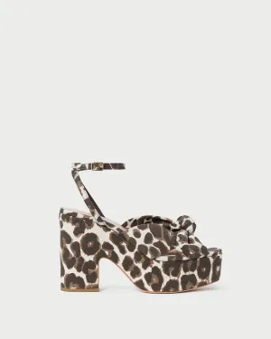 Liza Leopard Platform Sandal -LOEFFLER RANDALL