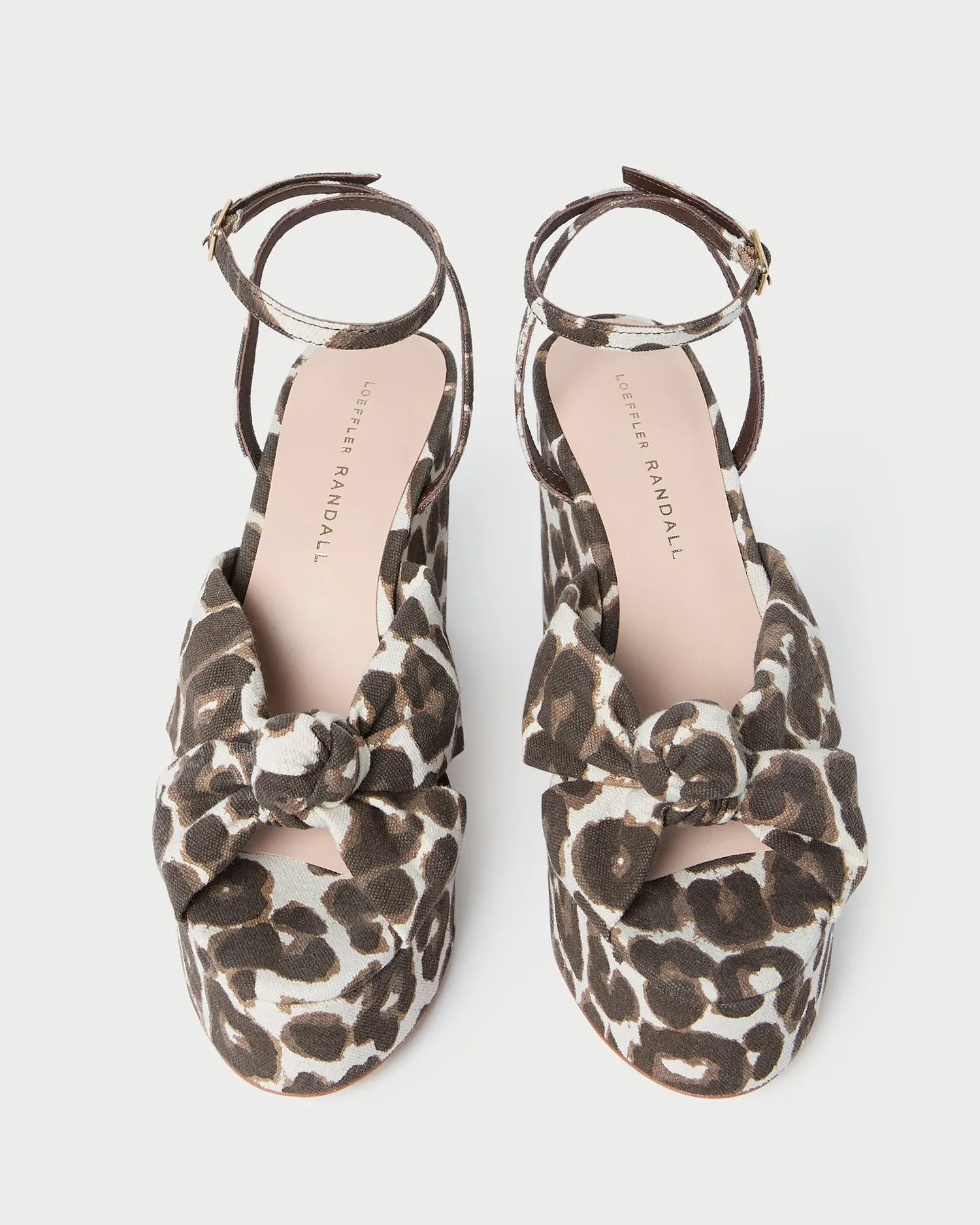Liza Leopard Platform Sandal -LOEFFLER RANDALL