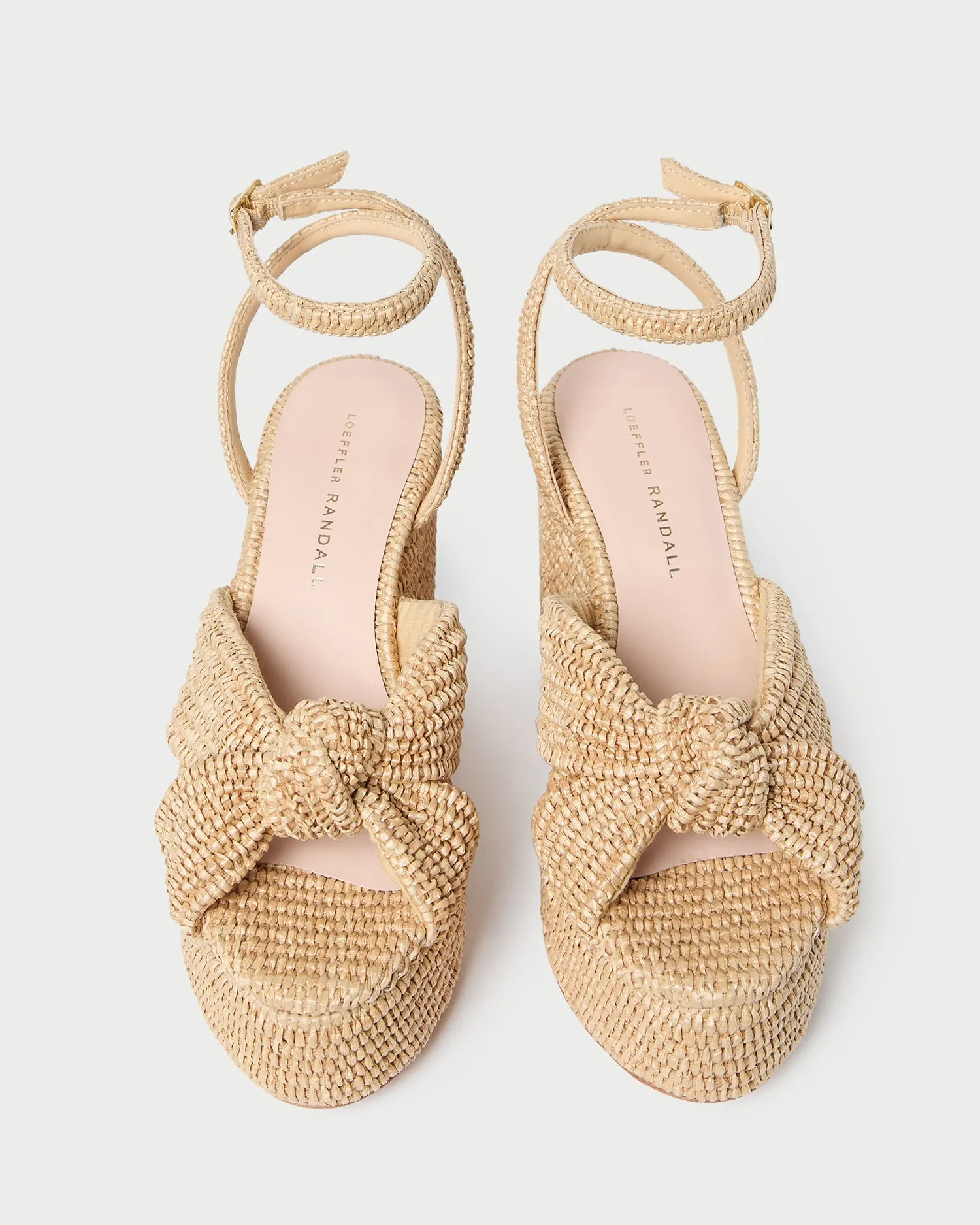 Liza Natural Platform Sandal -LOEFFLER RANDALL