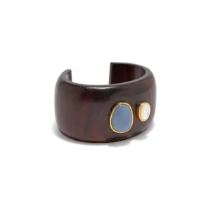 Lizzie Fortunato Lanna Cuff in Acacia Wood