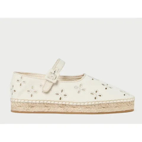 Loeffler Randall Clover Embroidered Espadrille