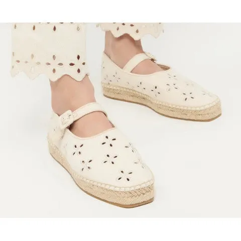 Loeffler Randall Clover Embroidered Espadrille