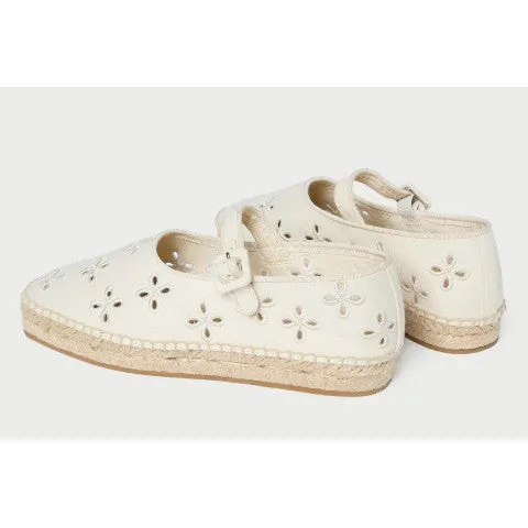 Loeffler Randall Clover Embroidered Espadrille