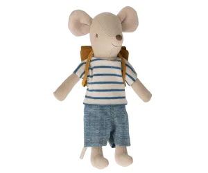 Maileg: Tricycle Mouse, Big Brother with Bag