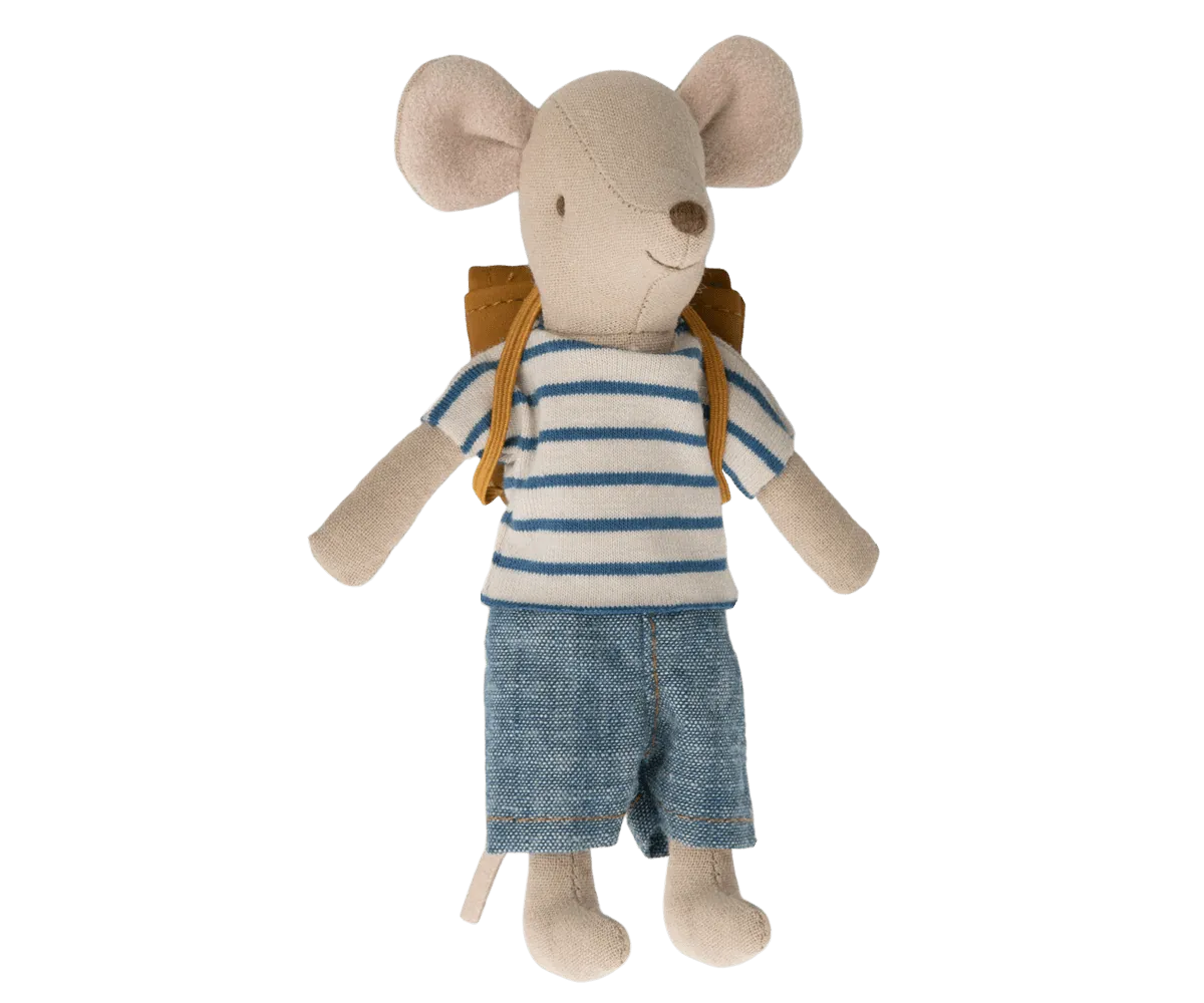 Maileg: Tricycle Mouse, Big Brother with Bag