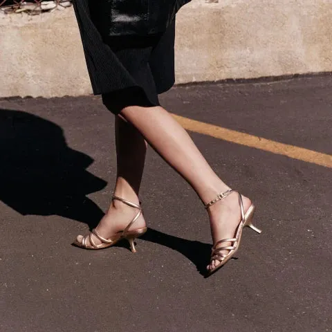 Marion Parke Clara Angled Heel Sandal