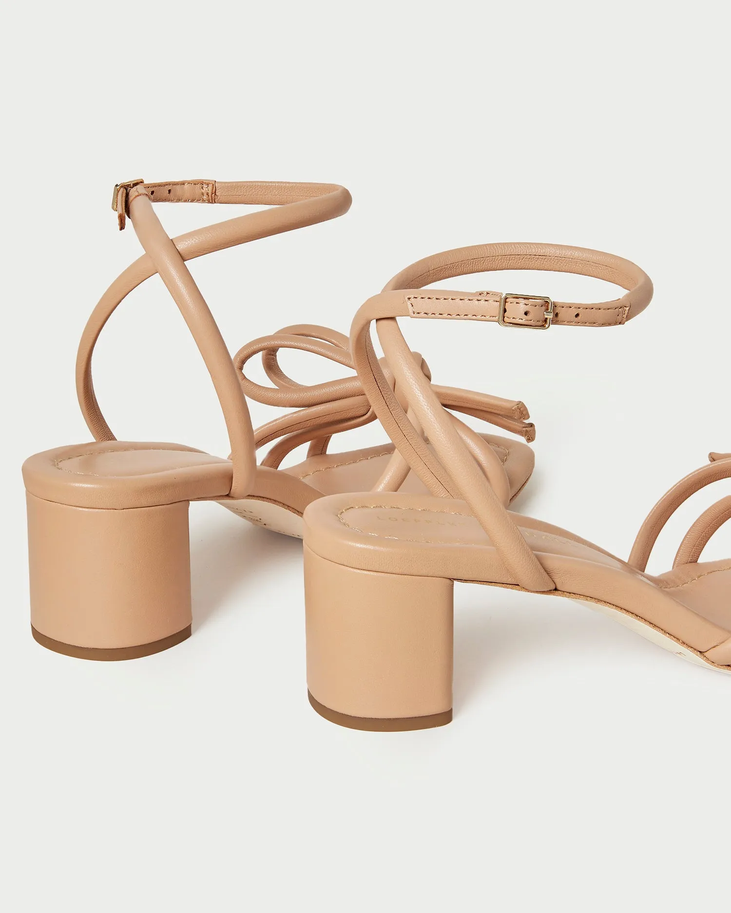 Mikel Dune Bow Mid-Heel Sandal -LOEFFLER RANDALL