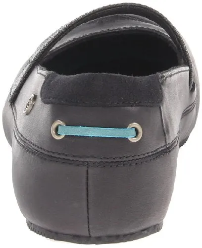 MOZO Women's Fab Leather Mary Jane Occupational Work Shoes, Black