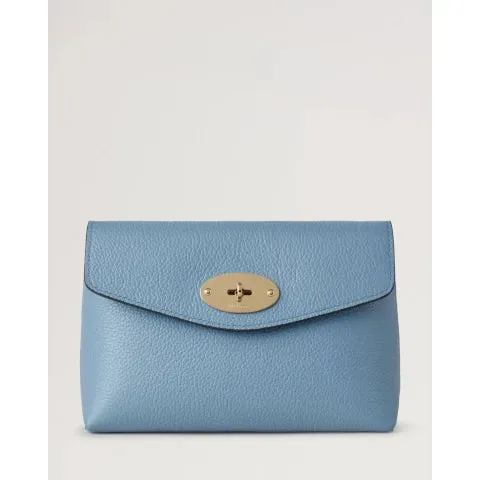 Mulberry Darley Cosmetic Pouch in Brighton Blue