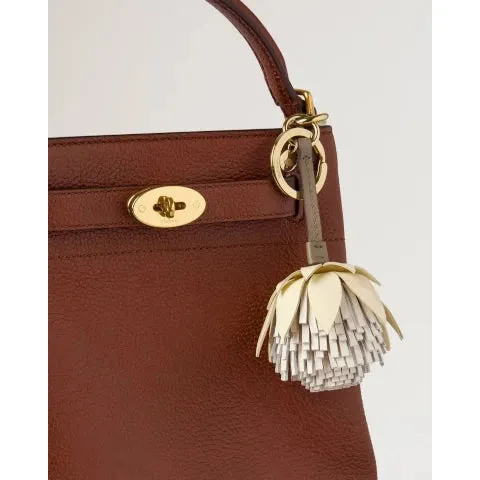 Mulberry Pom Pom Flower Keyring