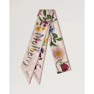 Mulberry Wild Floral Skinny Scarf