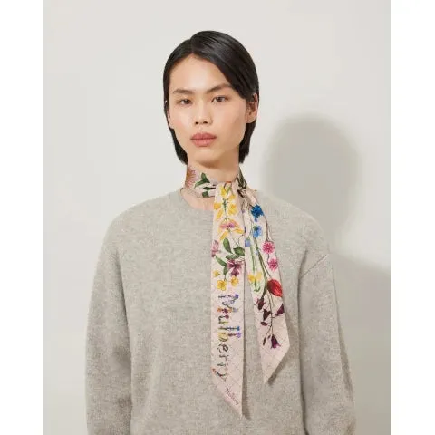 Mulberry Wild Floral Skinny Scarf