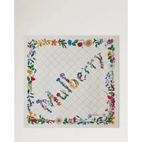 Mulberry Wild Floral Square Scarf