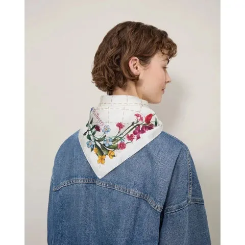 Mulberry Wild Floral Square Scarf