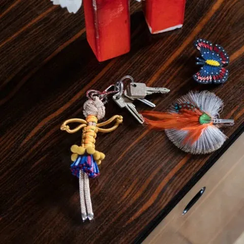 My Bob Hema Hawaiian Girl Key RIng