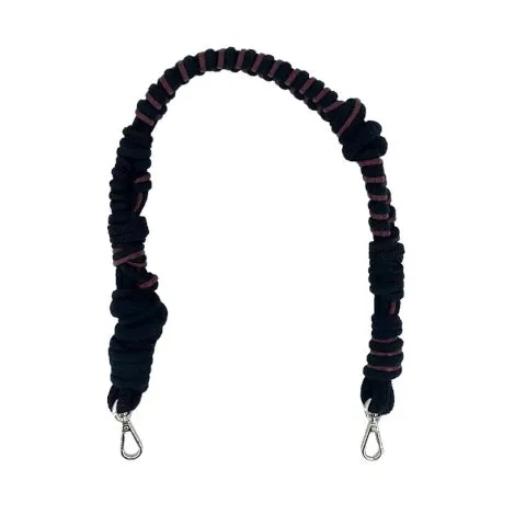 My Bob Samba Strap in Black and Bordeaux