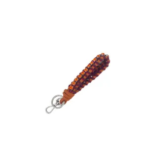 My Bob The Rhinestone Key Ring in Orange