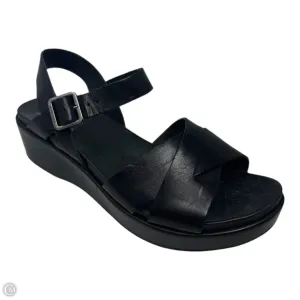 Myrna Sandals Heels Wedge By Kork Ease In Black, Size: 10