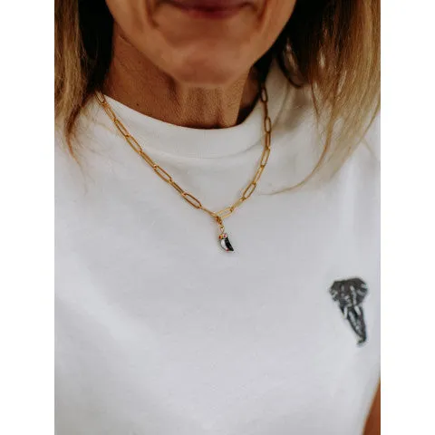 Nach Gold Chain Necklace