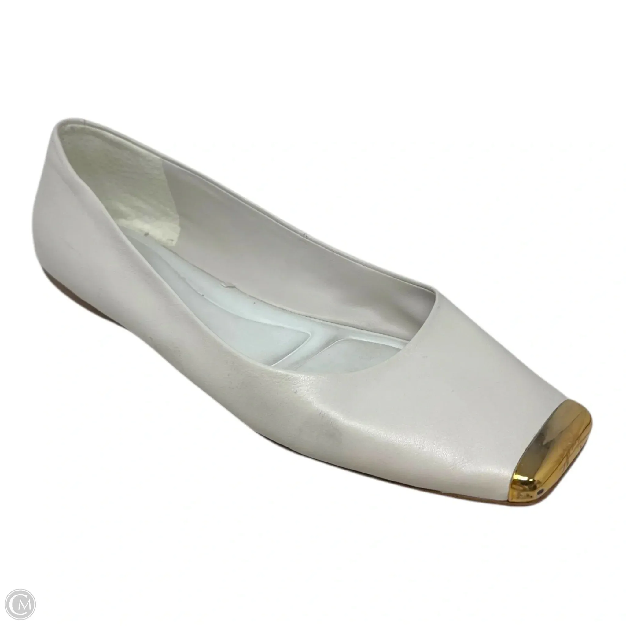 Neptoon Square Toe Shoes Flats By Franco Sarto In Cream, Size: 8.5