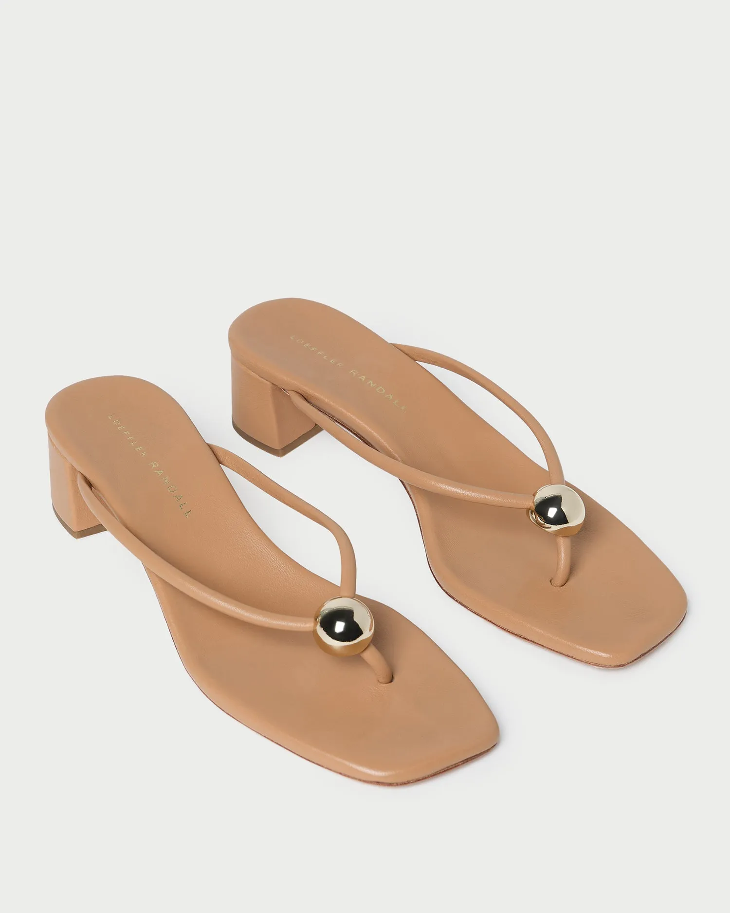Odessa Dune/Silver Heeled Sandal -LOEFFLER RANDALL
