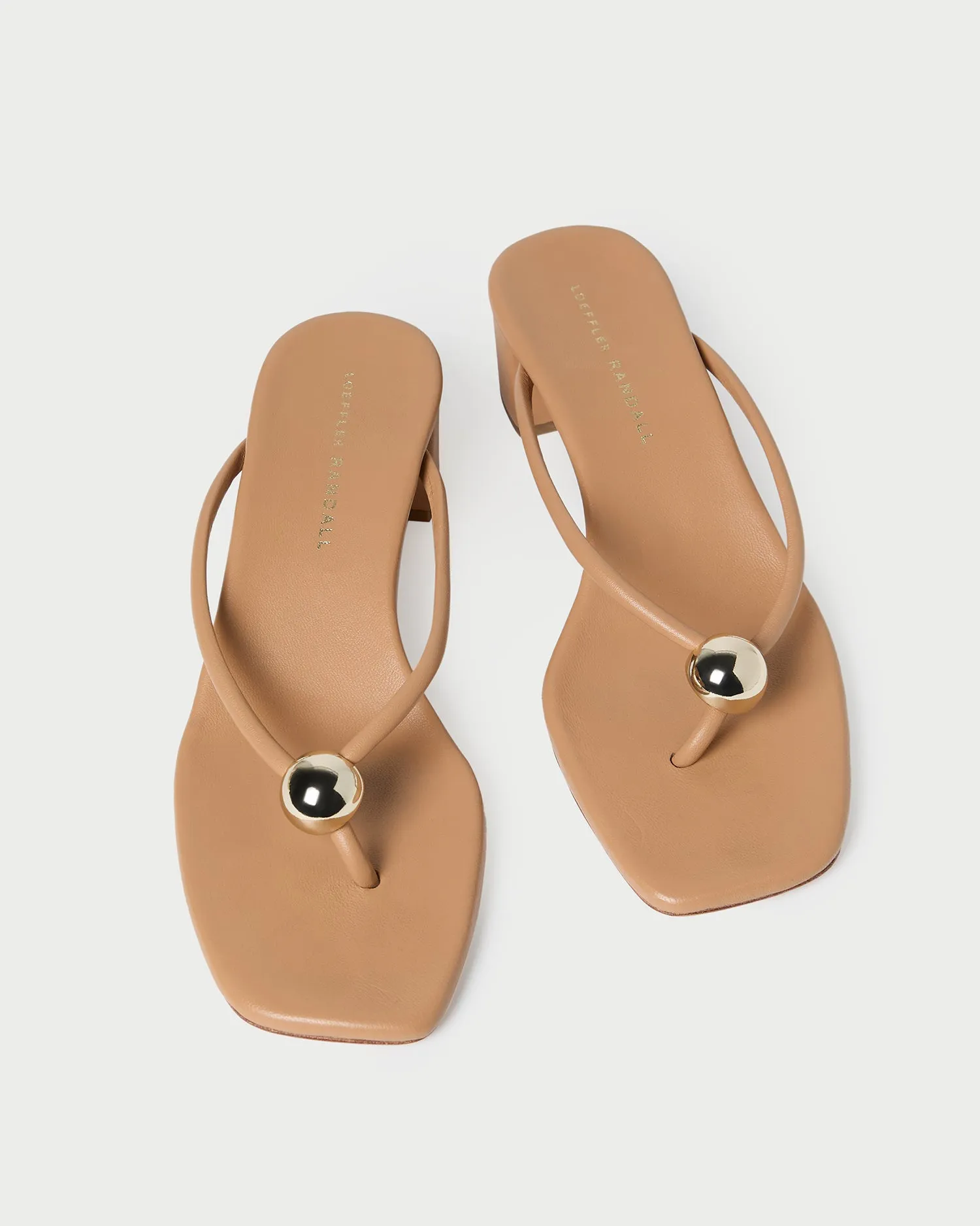 Odessa Dune/Silver Heeled Sandal -LOEFFLER RANDALL